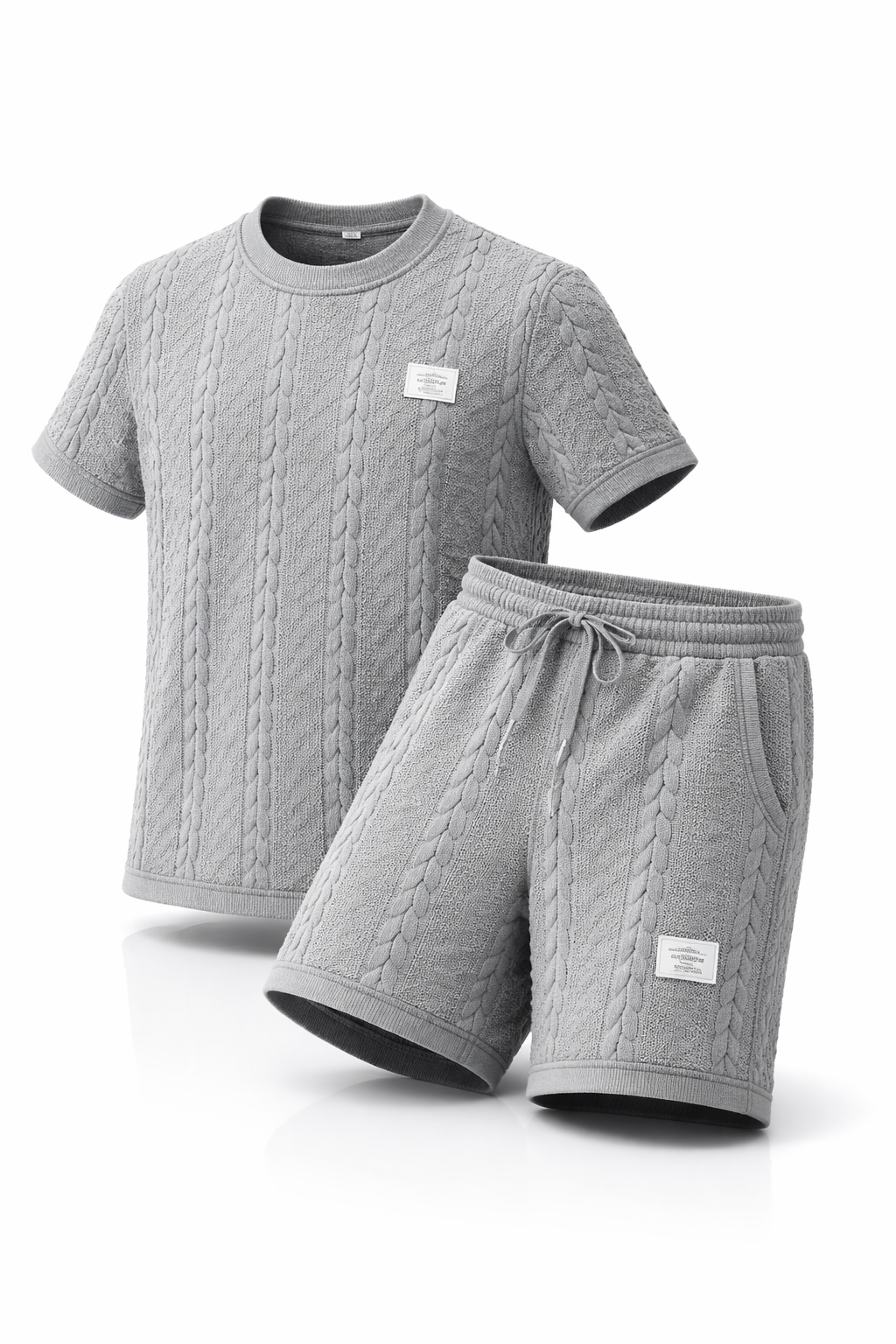 Linea Textured Set White