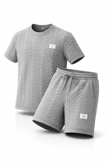 Linea Textured Set Grey